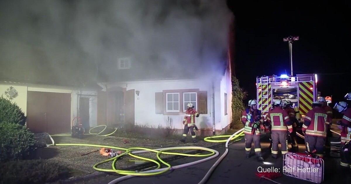 Brand In Erlenbach Einfamilienhaus Nach Feuer Unbewohnbar Lfv Bayern